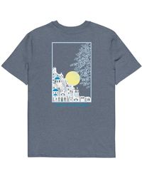 Anchor and Crew - Heather Santorini Landmark Organic Cotton T-Shirt - Lyst