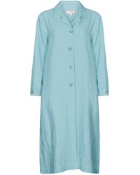 NoLoGo-chic - Embroidered Gertrude Coat Dress Linen - Lyst
