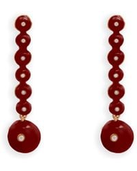 Lavani Jewels - Hibiscus Earrings - Lyst