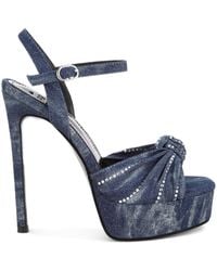 Rag & Co - Margala Knotted Rhinestone Embellished Sandals - Lyst