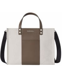 MARHEN.J - Neutrals Canvas Shoulder Bag Kai - Lyst