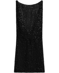 Nocturne - Sequin Open Back Mini Dress - Lyst