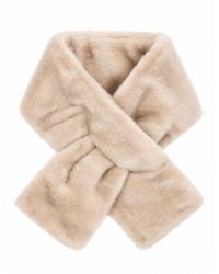 Luella Fashion - Faux Fur Scarf Latte - Lyst