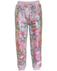 Any Old Iron - Iridescent Star Sequin Joggers - Lyst