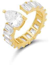 SHYMI - Statement Pear & Emerald Shaped Band - Lyst
