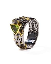 German Kabirski - Nicasia Ring With Trillion Cut Peridot - Lyst