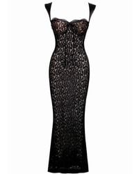 Miss Circle New York - Veronica Lace Maxi Dress - Lyst