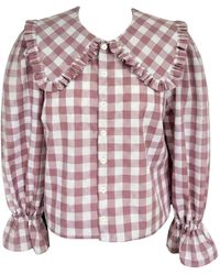 The Well Worn - The Luna Blouse – Gingham - Lyst