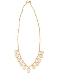 Opium Jewels - Moonstone Droplets Bead Necklace - Lyst