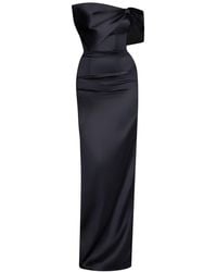 Moda Glam - Grace Strapless Statement Bow Gown - Lyst
