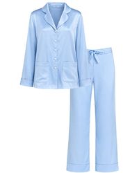 Reve Sleepwear - Classic Silk Pyjama Set - Lyst