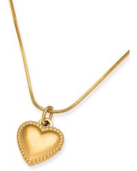 Kybele Studio - Golden Heart Necklace - Lyst