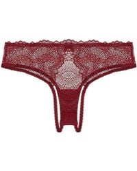 Journelle - Natalia Ouvert Bordeaux - Lyst