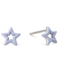 Dolcetto Designs - Cometa Enamel Star Stud Earring - Lyst