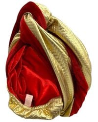 Julia Clancey - Zia Ruby Reversible Velour Turban - Lyst