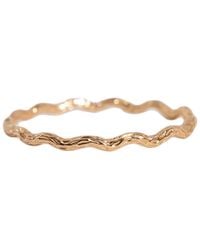 Kate Koel - Dainty Snake Textured Ring - Lyst