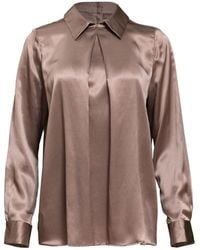 Helene Galwas - Neutrals Helga Blouse - Lyst