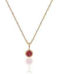 A Weathered Penny - Birthstone Necklace - Lyst