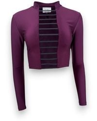 Monzlapur New York - Cropped Top With Straps - Lyst
