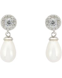 LÁTELITA London - Timeless Pearl Teardrop Earrings - Lyst