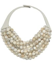 Fairchild Baldwin - Neutrals Bella Marble Stone Necklace - Lyst