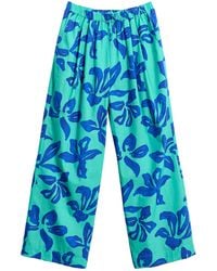 Lost Pattern - Tropical Bliss Wide-Leg Pants - Lyst