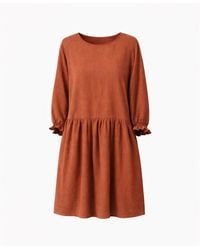 Nola - Tessa Dress Terracota - Lyst