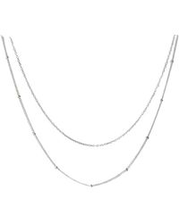 Esterah - Double Bobble Chain Necklace - Lyst