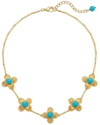 GEM BAZAAR - Fleur D'Amour Necklace - Lyst