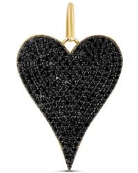 SHYMI - Pave Heart Charm - Lyst