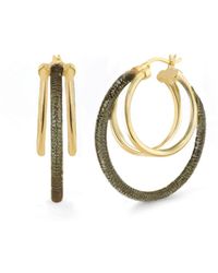 Gold & Honey - Multi Hoop Earrings - Lyst