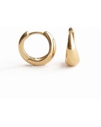 Kris Nations - Tapered Huggie Hoop Earring - Lyst