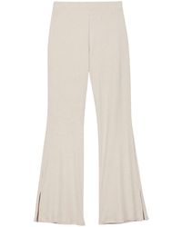 Dāl the Label - Neutrals Wool Blend Knit Pants - Lyst