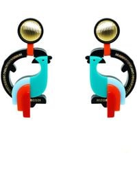 Gissa Bicalho - Handmade Acrylic Earring Quetzal - Lyst