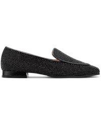 Ilvi - Himari Suede Leather Loafer With Stones - Lyst