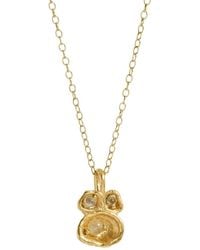 Claire Hill Designs - Moonstone Lichen Pendant Necklace - Lyst