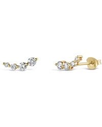 Dinny Hall - Shuga Lab-Created Diamond Crawler Studs - Lyst
