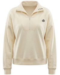 Be Athletica - Varsity Athletica Quarter-Zip Sweatshirt - Lyst