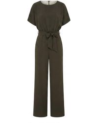 Yumi' - Batwing Stretch Jumpsuit - Lyst
