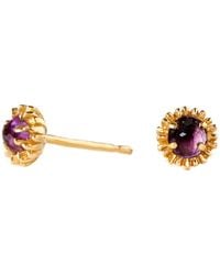 Lee Renee - Dahlia Bud Amethyst Earrings – - Lyst