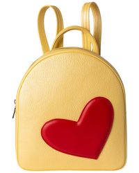 Laura Olaru - Adda Leather Backpack With Heart Attached - Lyst