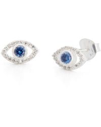 With Love Darling - Sparkly Eye Stud Earring - Lyst