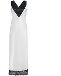 Ats the Label - Grace Lace Silk Maxi Dress - Lyst