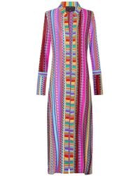 Beatrice von Tresckow - Fuchsia Zigzag Jessie Cardigan - Lyst