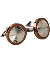 DAVID WEJ - Rose Circle Wheel Cufflinks - Lyst