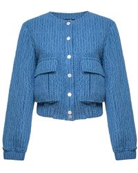 Audrey Vallens - Miss Av Jacquard Bomber Jacket - Lyst