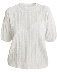 tirillm - Kelly Lace Knitted Cashmere Short Sleeved Pullover - Lyst