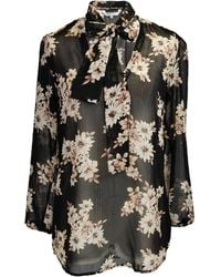 Jennafer Grace - Liza Tie Blouse - Lyst