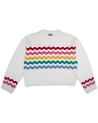 Gigi Knitwear - Wavy Stripe Cotton Sweater - Lyst