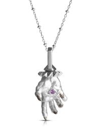Kasun - Hand Of The Protector Pendant - Lyst